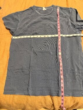 MadeWorn Blank tee, Steel, Medium